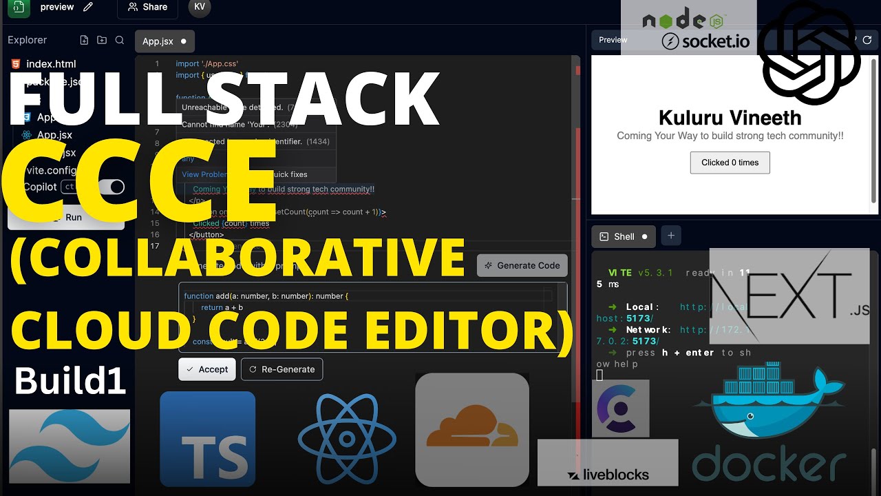 2 - 🚀 CCCE Build1: A Collaborative Cloud Code Editor! 🌐 | Live Coding with AI Magic! 💻