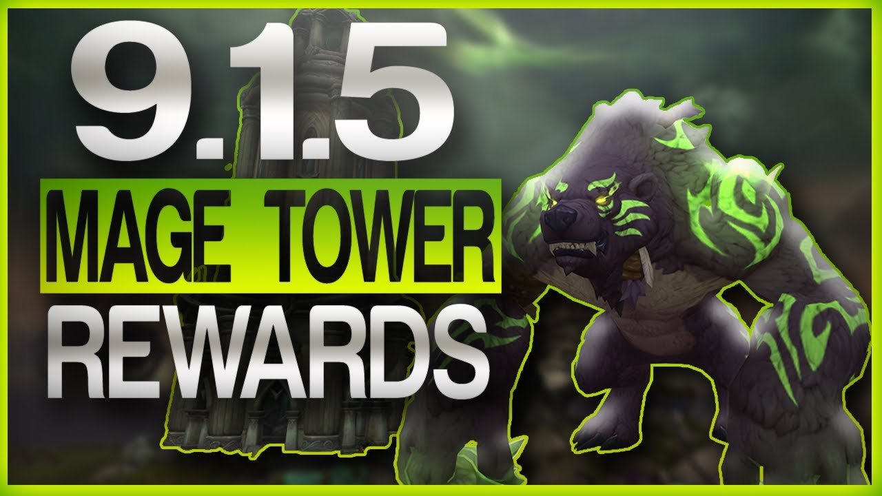 9.1.5 Has a Mage Tower....Without ARTIFACT APPEARANCES?! - Blizzard is missing out on an EASY WIN!