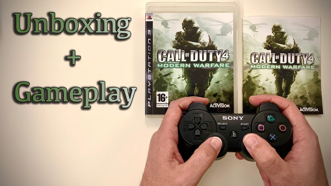 Call of Duty 4: Modern Warfare (PS3) Unboxing + Gameplay 🥹🤩