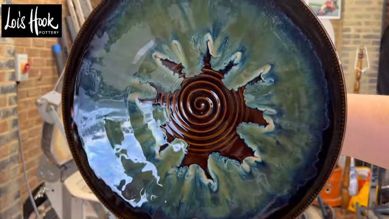 105. Glaze Layering Success! My thought process Amaco TAB Seaweed Emerald Falls BlueStone Fruit Bowl