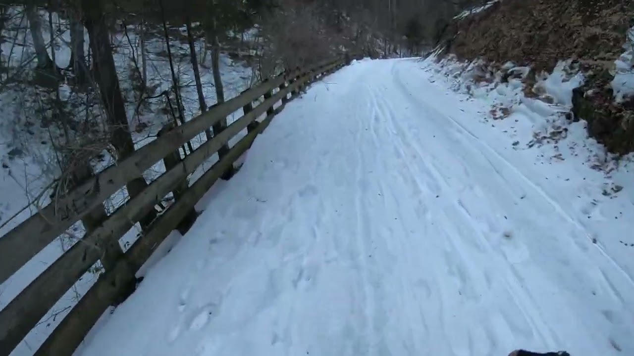 Din Poiana spre Brasov, echilibristica pe zapada cu GoPro