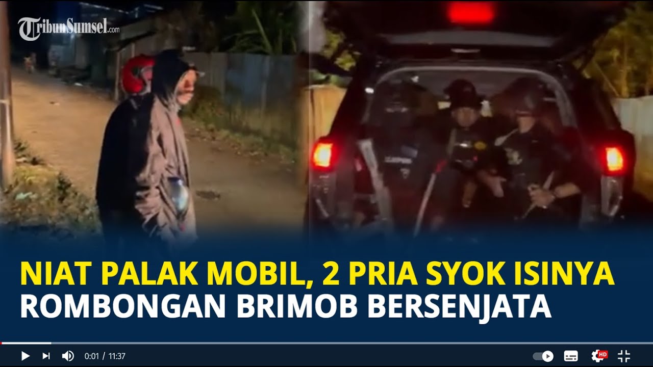 Salah Sasaran, Niat Palak Mobil yang Melintas, Pria Syok Isinya Rombongan Brimob Bersenjata