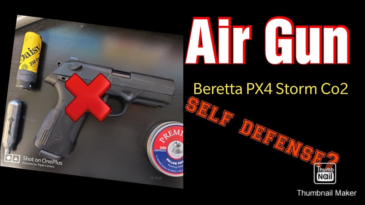 Beretta px4 storm Air pistol/Co2 Pellet Gun for self defense?? Explaining my story/Gun..