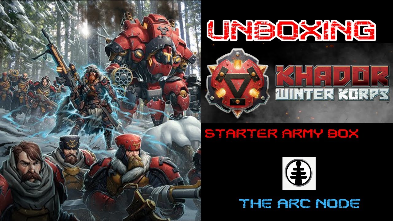 Warmachine Khador Winter Korps - Unboxing
