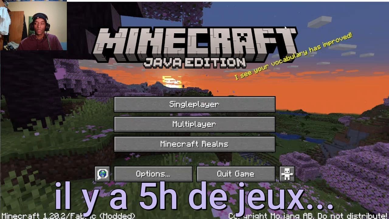 Minecraft la grande aventure modé (en accéléré)