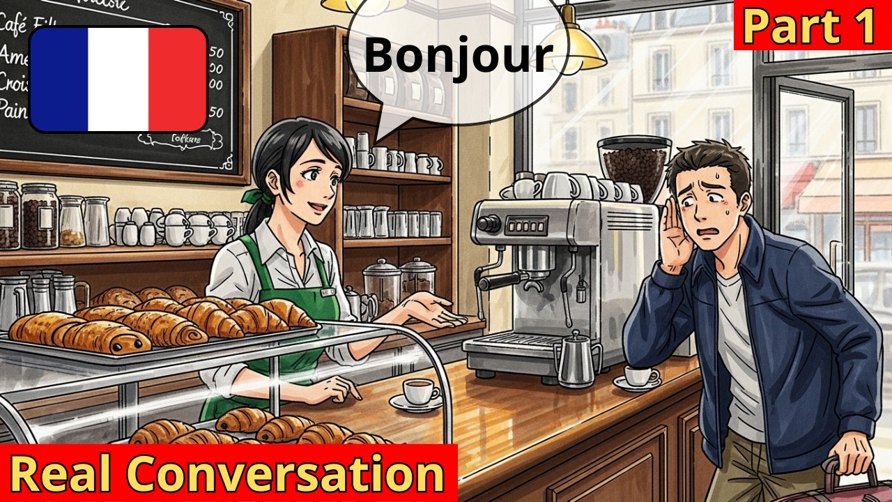 10 коротких французских диалогов: Просьба повторить #1 | Французский для начинающих | A2-B1