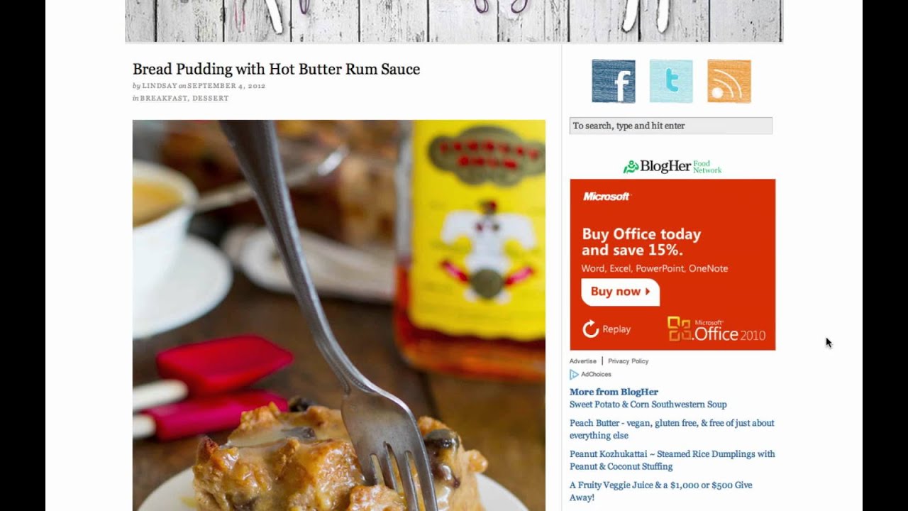 Monetizing a Food Blog - How we have our advertising setup
