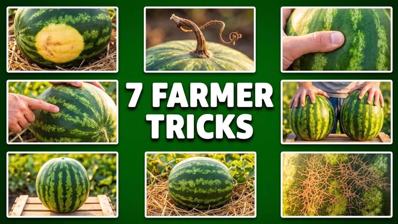 How to Pick a Watermelon - 7 Farmer Tricks for Sweet Every Time.