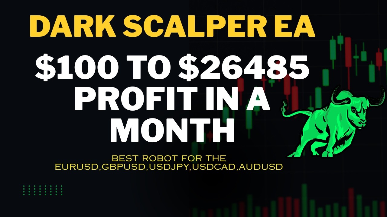 Dark Scalper EA Forex MT4 Robot $100 To $26485 Profit In A Month | Best forex robots