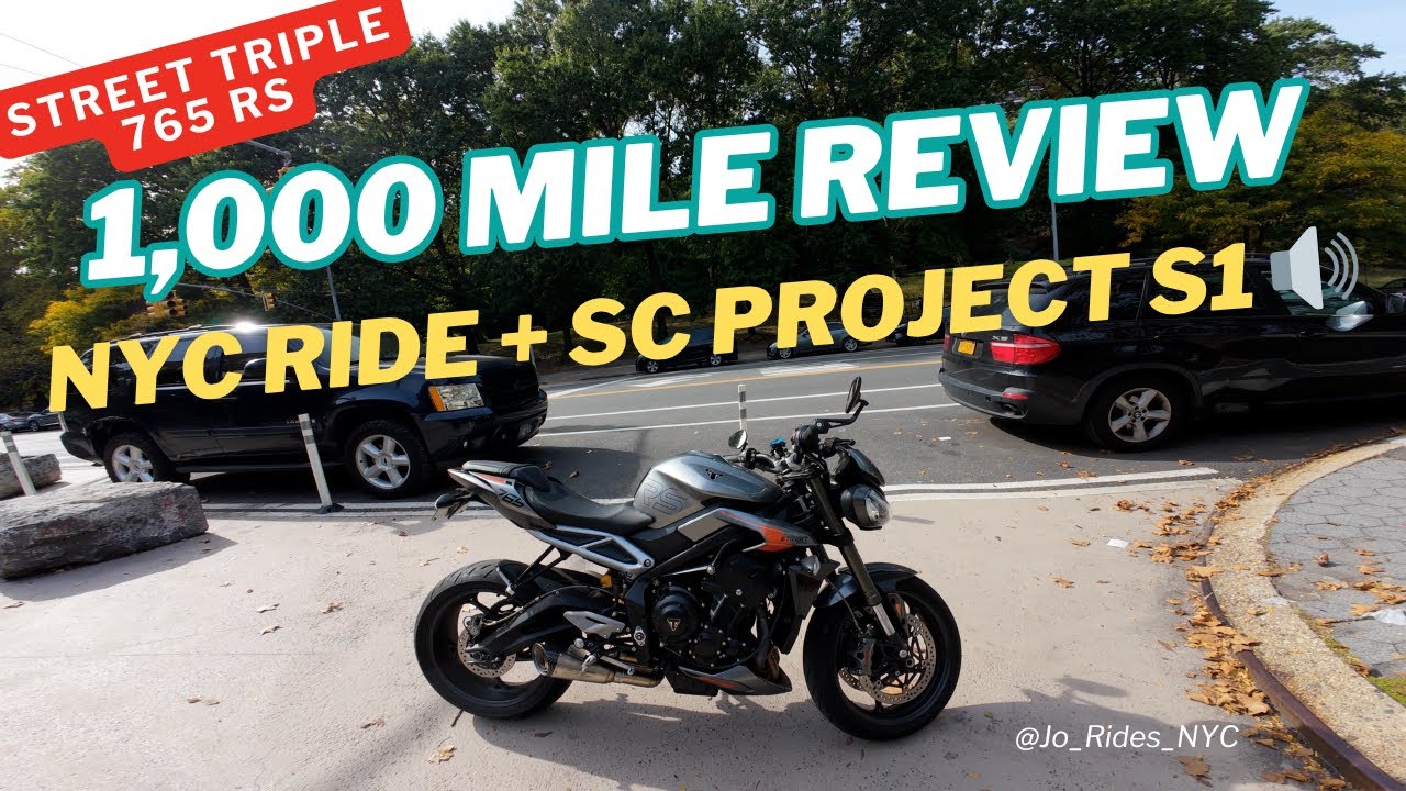 1,000 Miles on My 2024 Street Triple 765 RS | Real-World NYC Ride & Upgrades