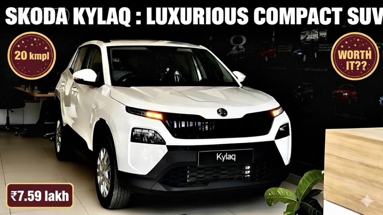New Skoda Kylaq (base model) review 😍🔥/#skoda #skodakylaq #kylaq #compactsuv #suv #best #2026cars 