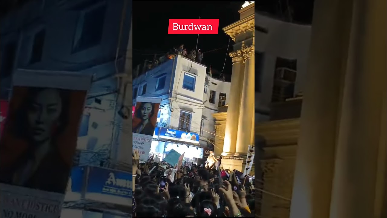 justice: protest at Burdwan #kolkata #rgkarhospital #westbengal #rap #protest #burdwan