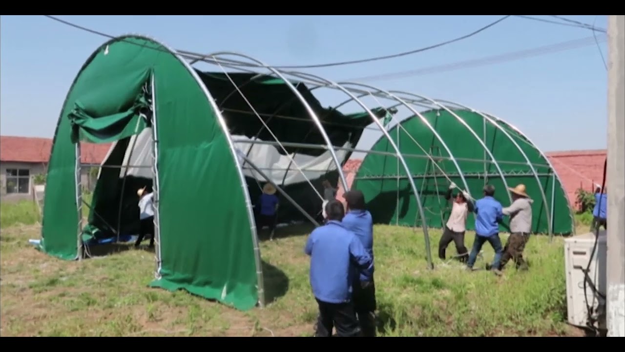 Model 304015(W9.15xL12xH4.5m,30'x40'x15') Assembly Video