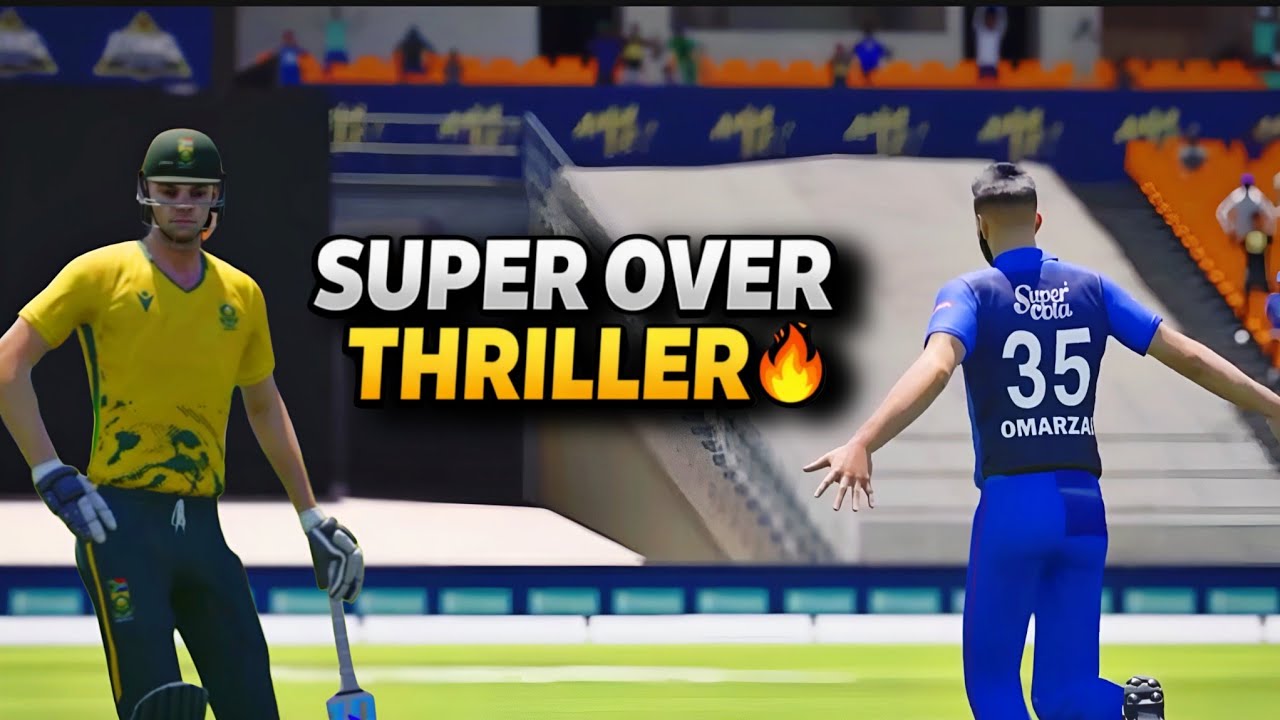 AFG 🇦🇫 vs SA 🇿🇦 T20 World Cup 2026 1st Super Over | Last Ball Thriller 🏏🔥| #t20worldcup #cricket24
