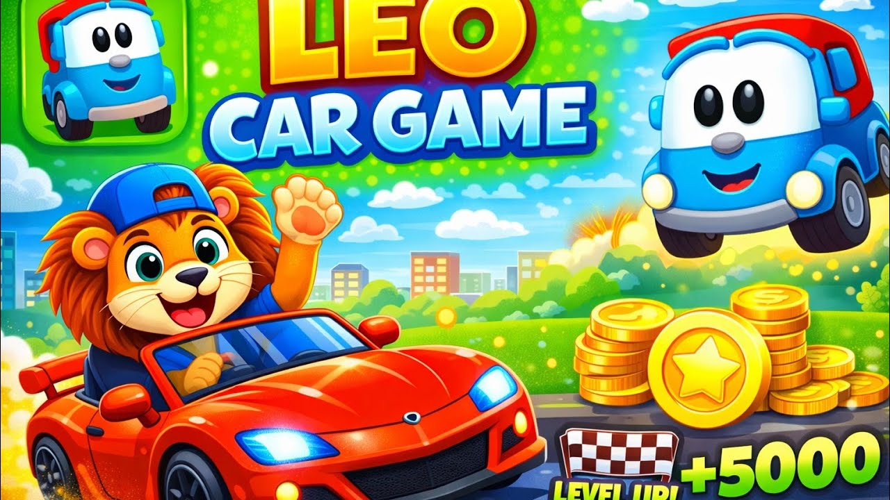 Leo Car Game 🚗 | Fun Kids Car Racing Game