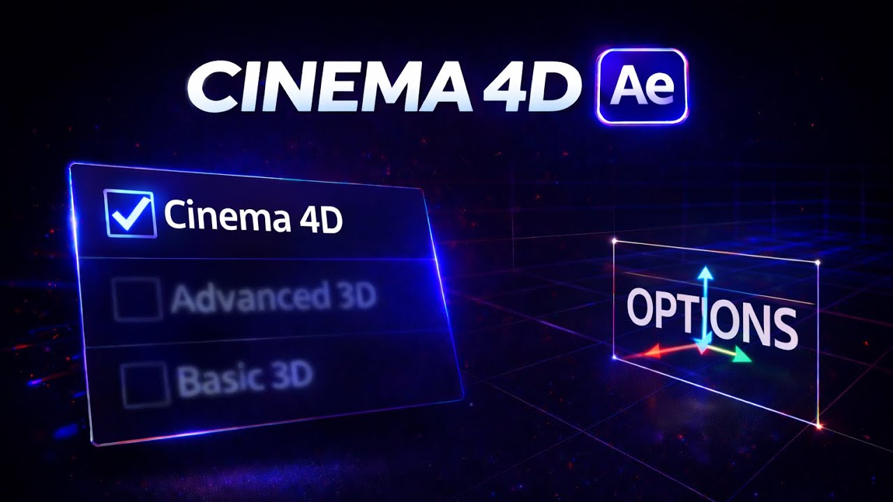 Which Cinema 4D Render Option Should You Use in After Effects?