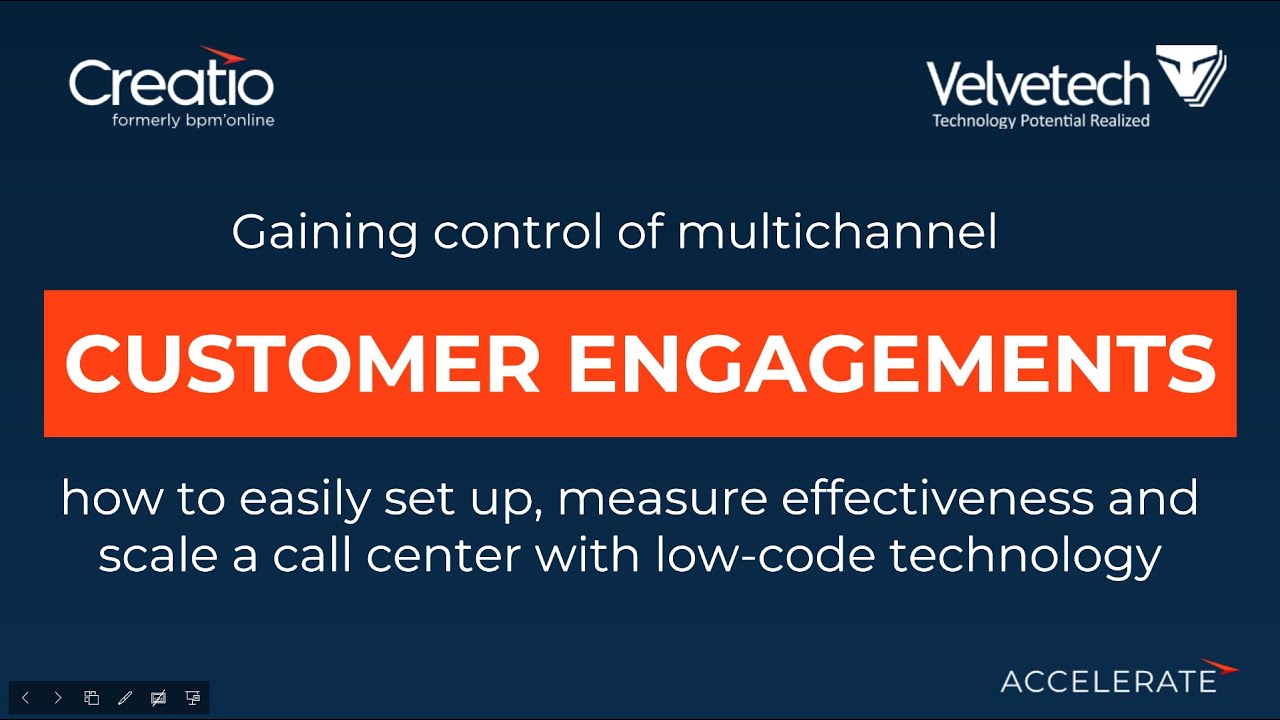 Gaining control of multichannel customer engagements with no-code technology | Creatio