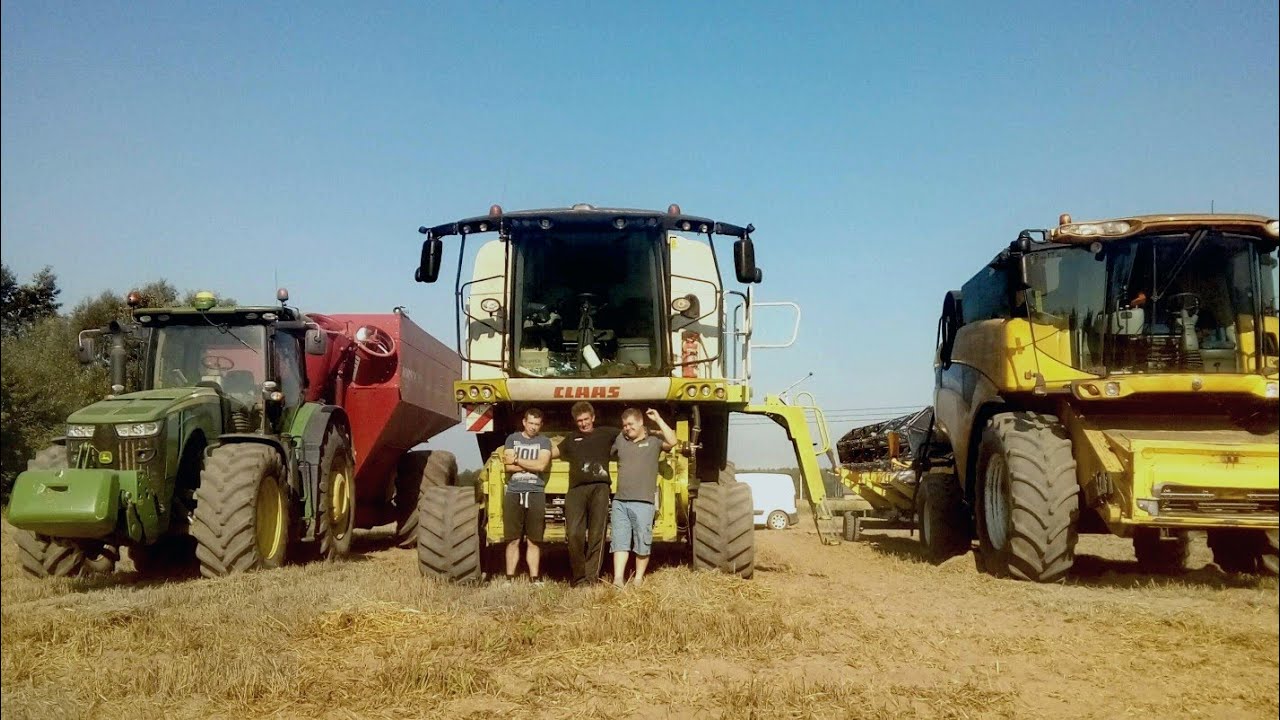 Żniwa 2018  na wielką  skalę w firmie  AGRITO (Big Harvest 2018 Poland) John Deere  Claas lexion 770