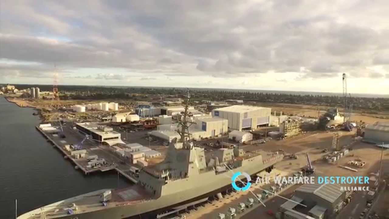 NAVANTIA AUSTRALIA: Secuencia íntegra de la ceremonia de botadura del AWD 