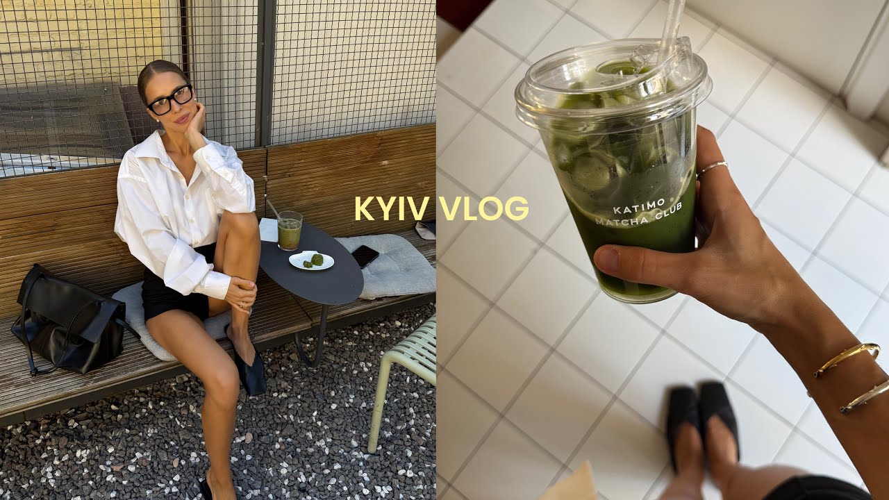 KYIV VLOG: наш тиждень в києві, співпраця з брендами, барре, багато їжі та матчі 🩰🍵🍣