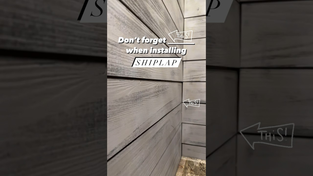 Shiplap *MUST* 