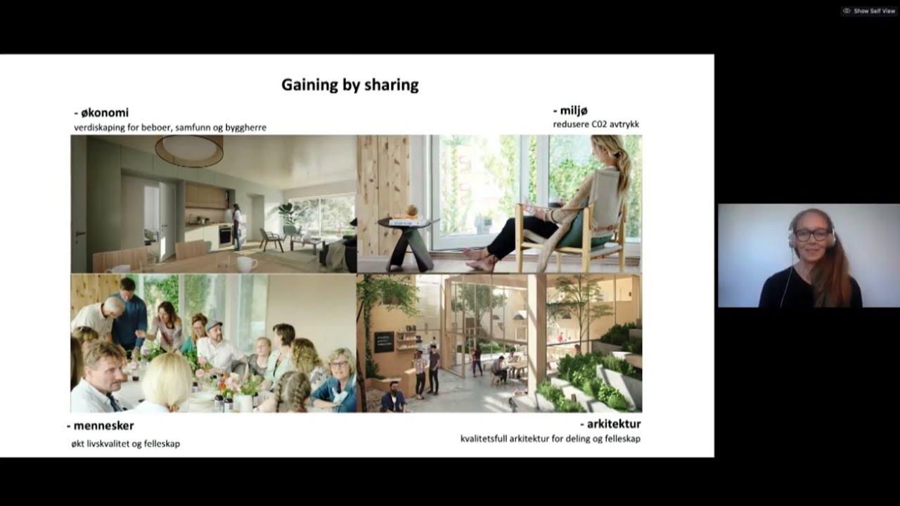 Gaining by sharing. Case Vindmøllebakken, Stavanger. Siv Helene Stangeland, Helen & Hard0