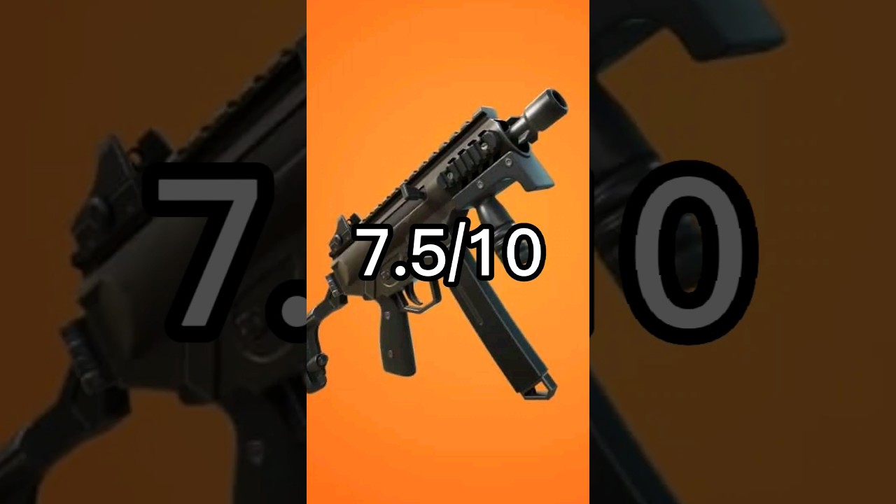 ranking every fortnite smg #fortnite #ranking #smg #shorts