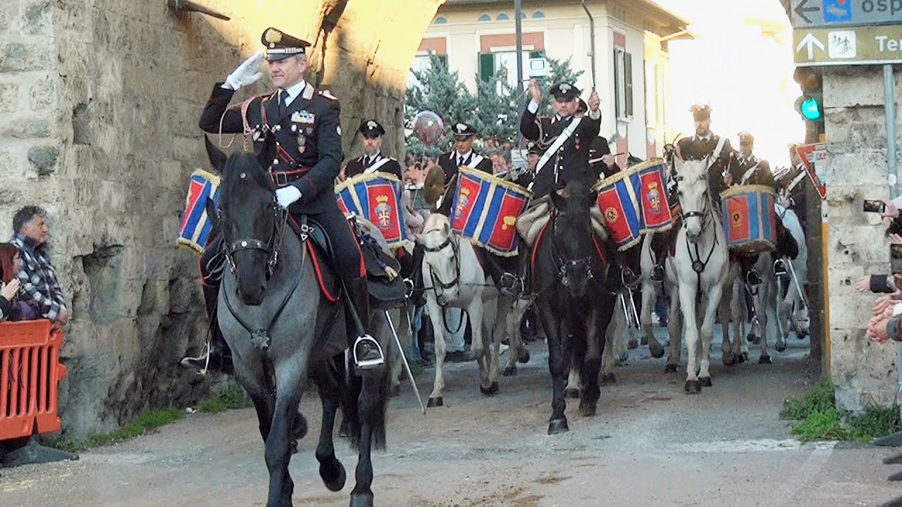 Fanfara del 4° Reggimento Carabinieri a Cavallo alla 42^ Edizione dei Cavalli Infiocchettati