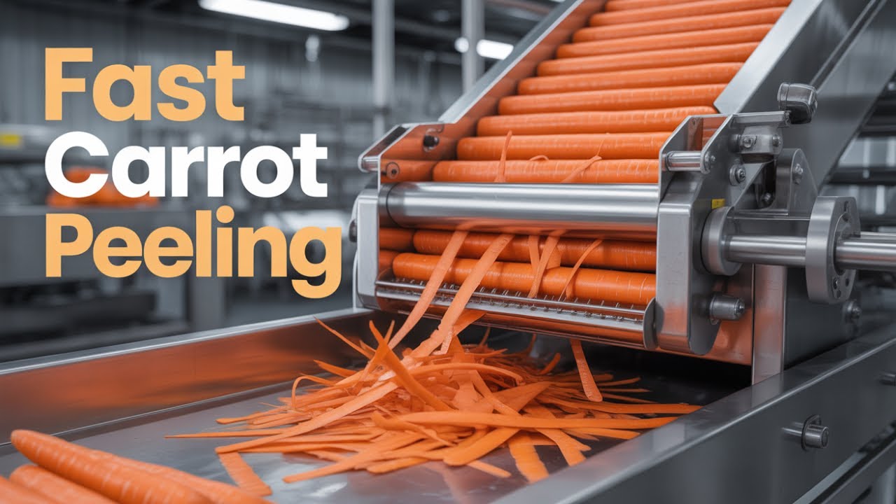 “Pourquoi ce éplucheur à carottes industriel écrase la concurrence” +5000 de carottes/heure