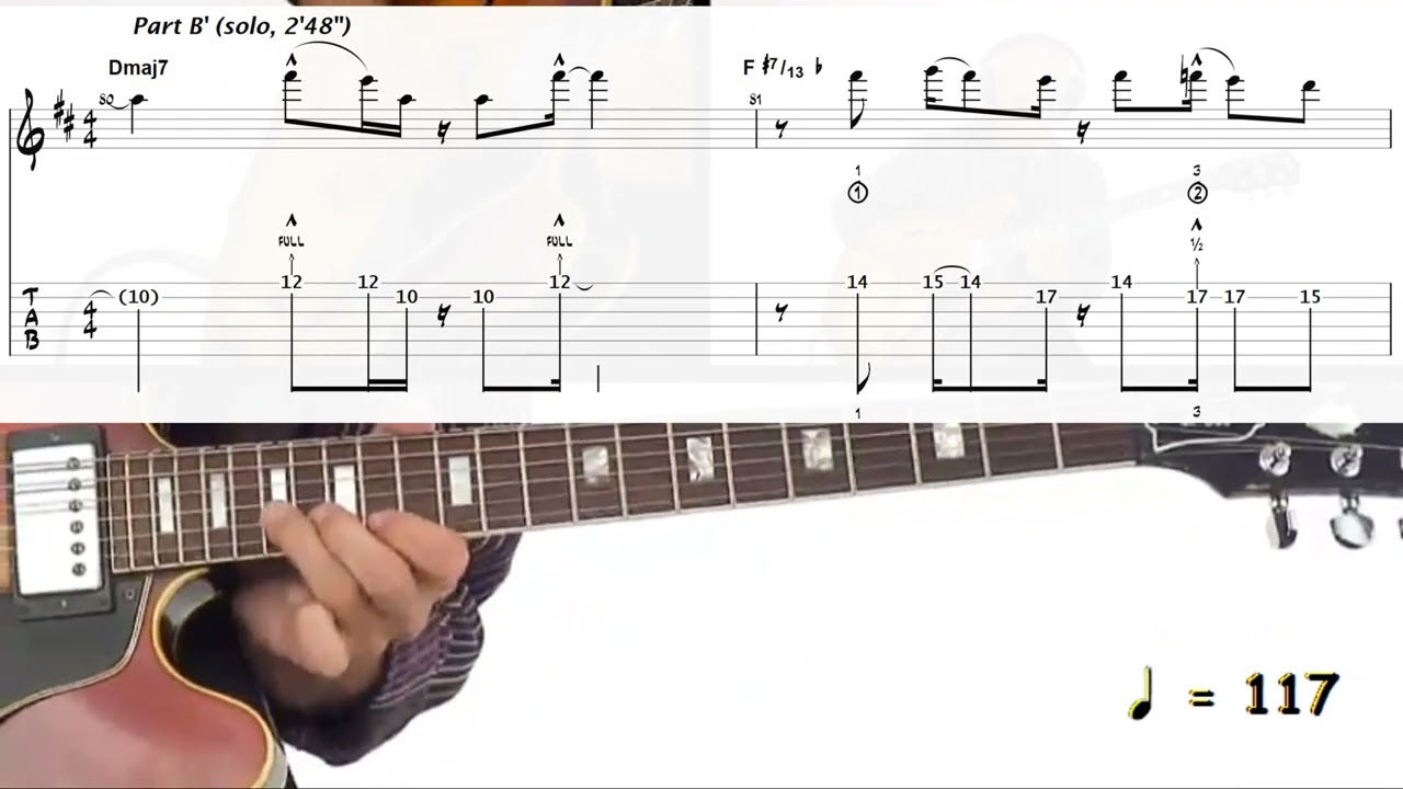ROOM 335 (Larry Carlton) : Solo from the TrueFire 335 Hits channel - Guitar Lesson