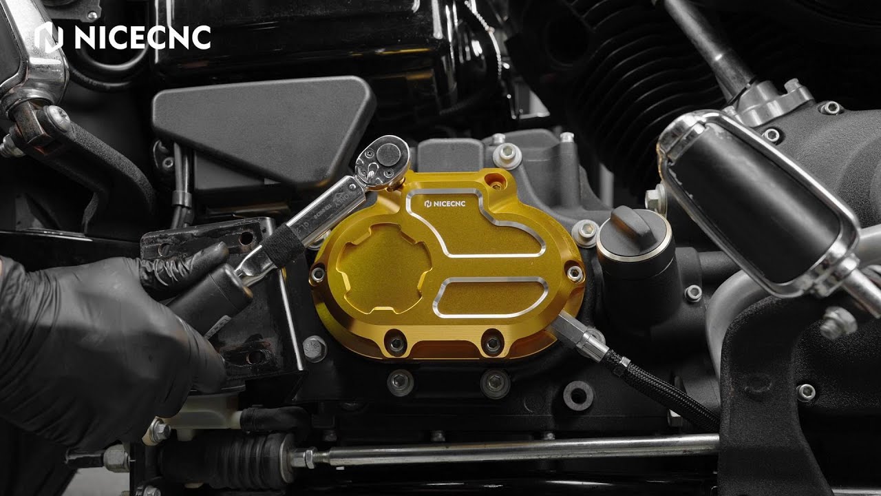 How to Install Transmission Side Cover For Harley Dyna Twin Cam Models 2006-2017