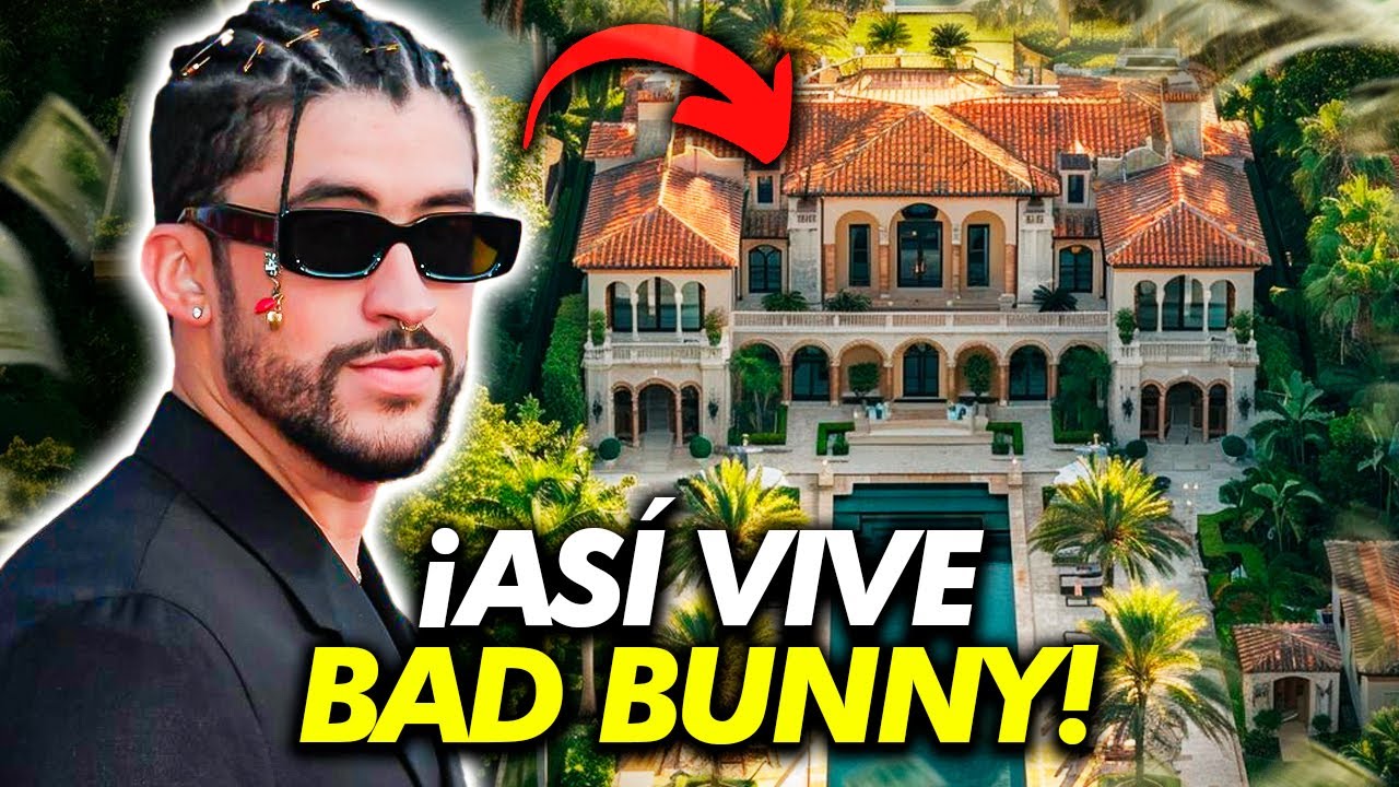 La LUJOSA Vida de Bad Bunny en 2025: Mansiones, Autos y Éxito