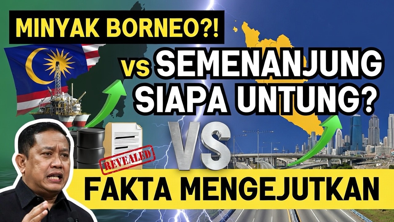 🔴Pemimpin Sabah Dedahkan Fakta Mengejutkan: Hasil Minyak Sabah Sarawak vs Pembangunan Semenanjung..