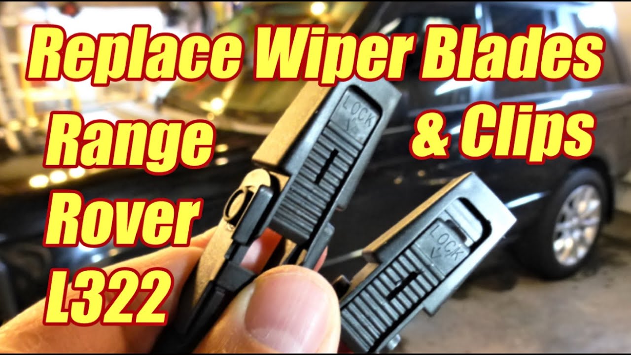 How To Replace Wiper Blades Range Rover 2003 - 2012 L322 & Discovery MK2