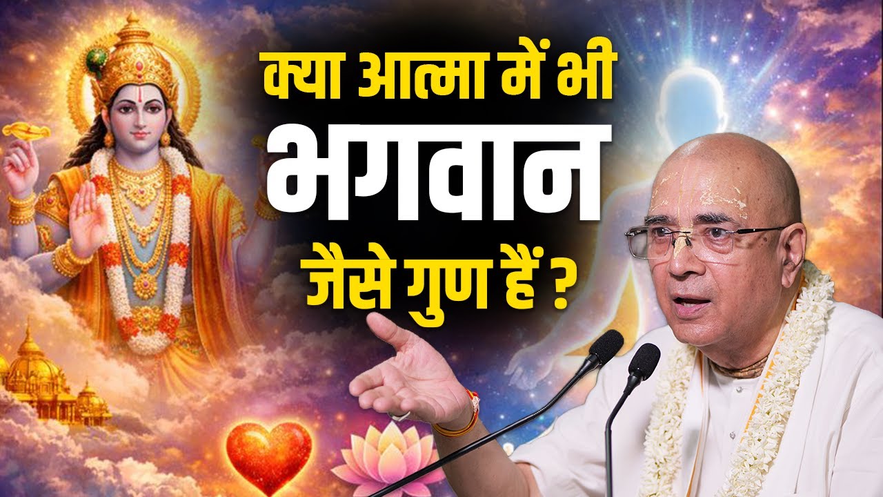 क्या आत्मा में भी भगवान जैसे गुण हैं ? | H.G Vrinhdavan Chandra Das