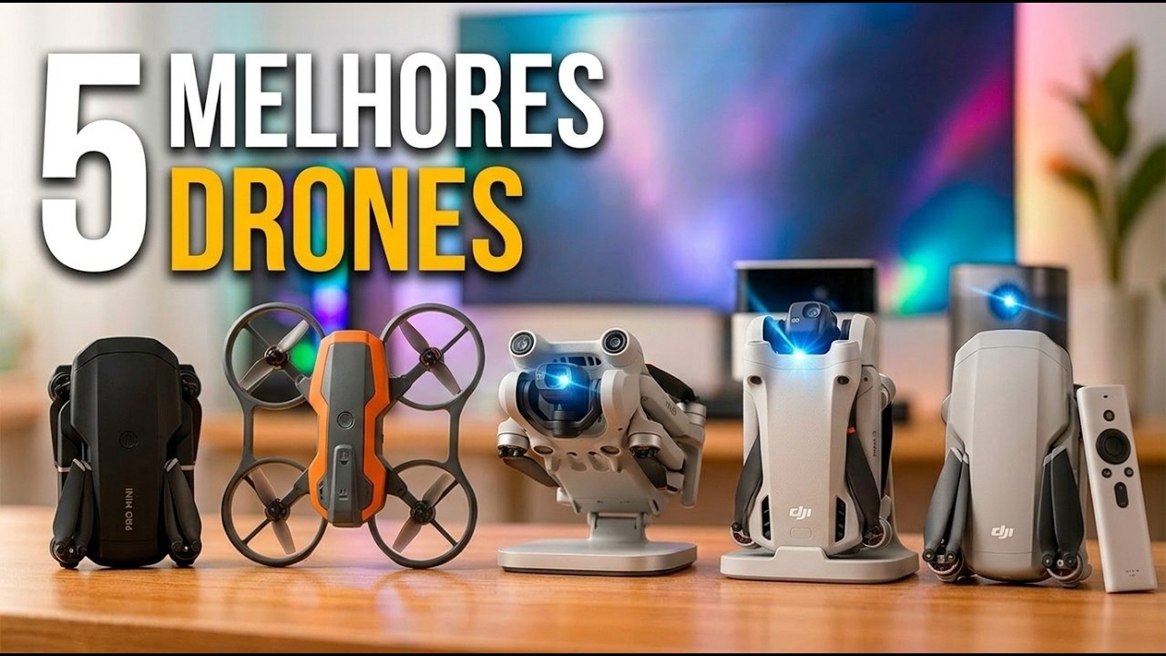 Qual DRONE COMPRAR em 2026? Os 5 Melhores Drones Custo-Benef&iacute;cio 🚁✅