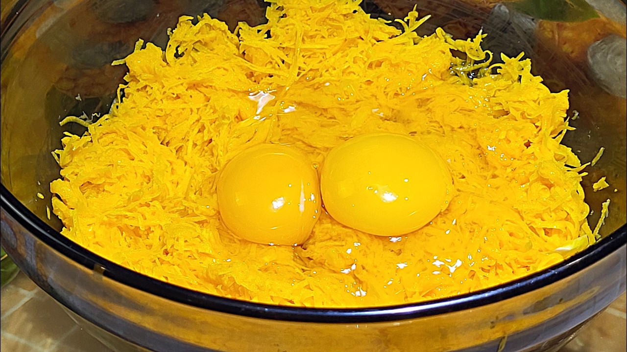 Кто бы знал, что будет так вкусно! Просто натрите картошку и вылейте 2 Яйца!
