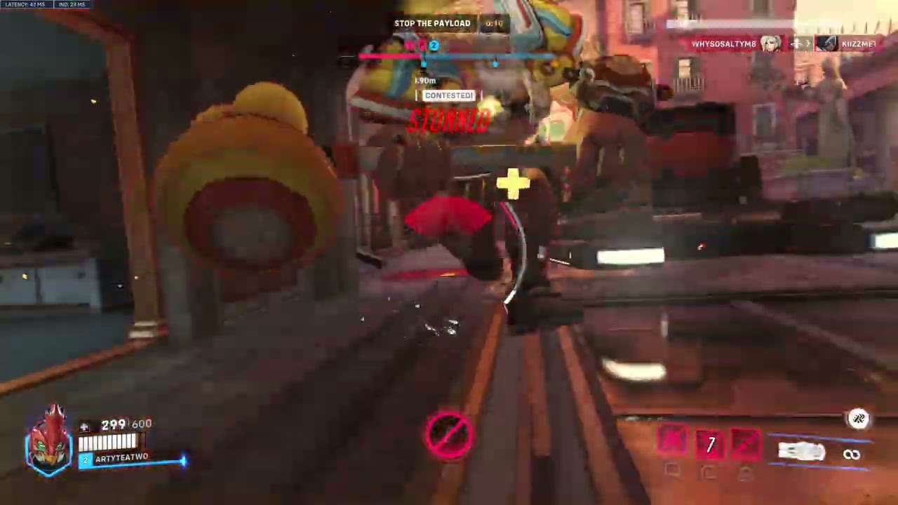 Overwatch 2 Against a very aggressive Rein. Still won.