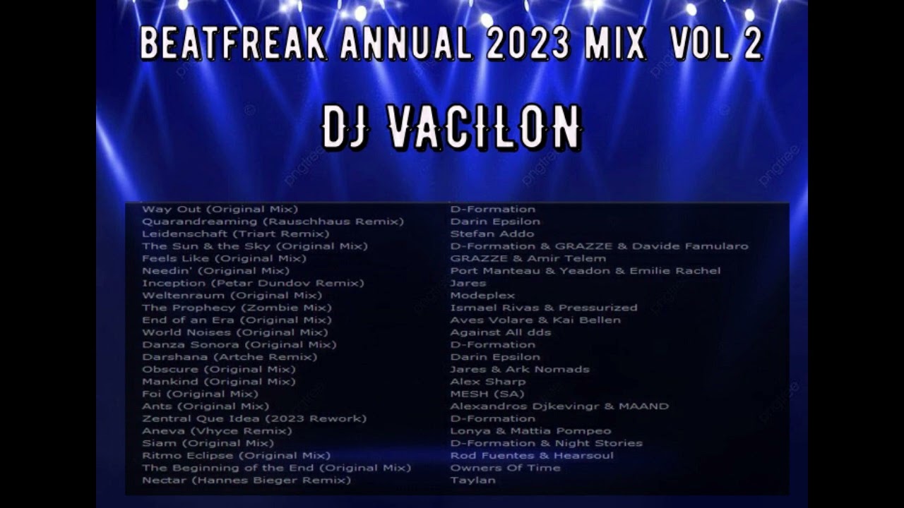 2024 Beatfreak Annual  Mix Vol 2 DJ VACILON