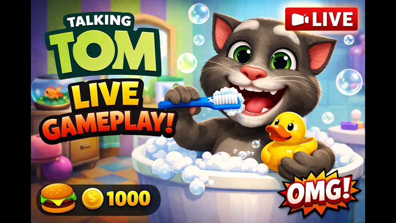 Talking Tom live gameplay #talkingtom #talkingtomlive