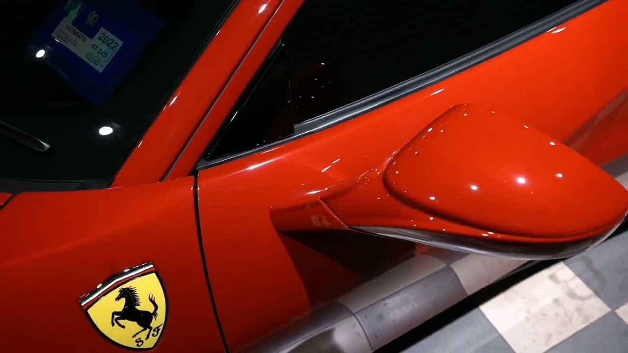 The Ultimate Shine: Ferrari Protected with AUTOTRIZ Coatings!