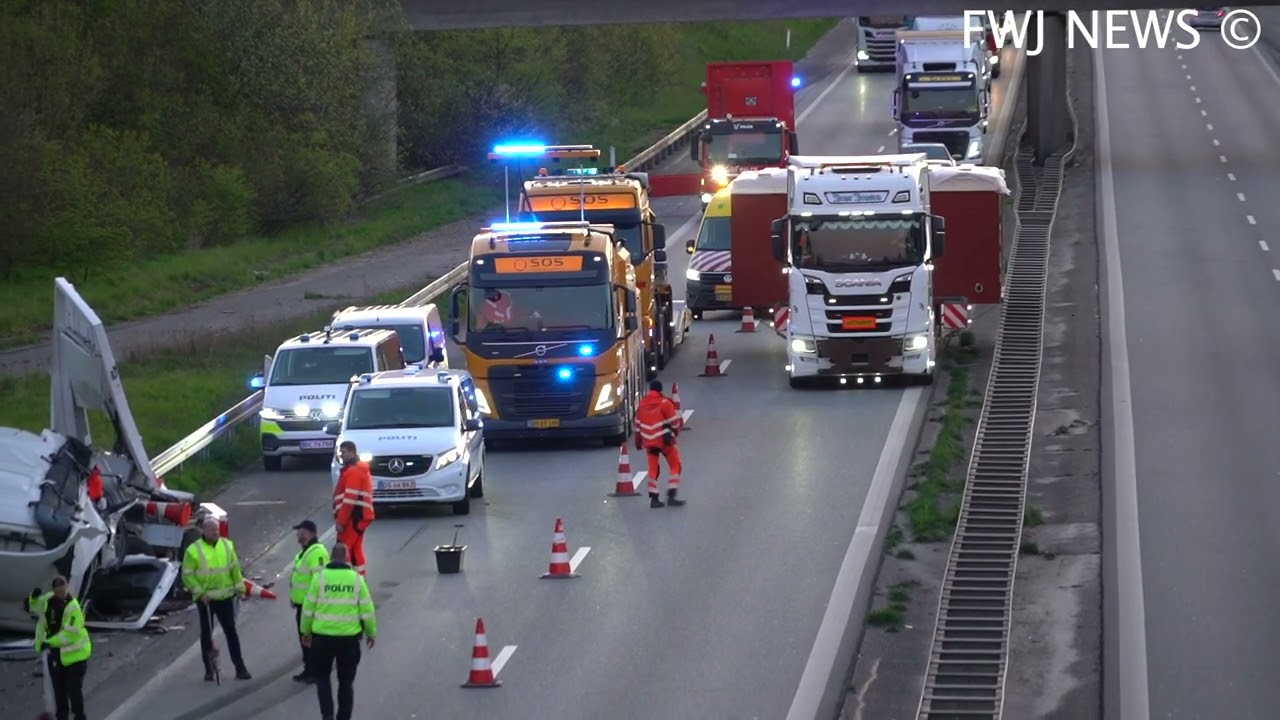 Oversize transport - Schwerlasttransporter - S&aelig;rgodstransport - 22/04-2024