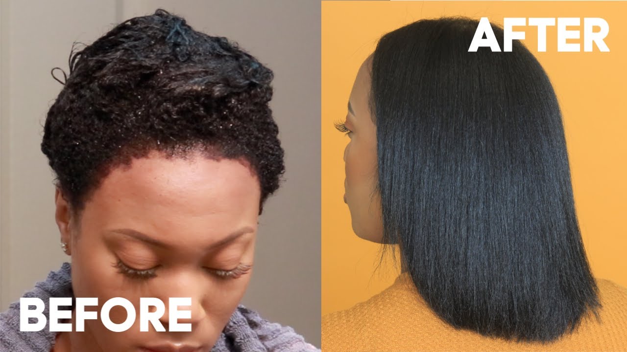 HOW TO DYE / RINSE NATURAL HAIR BLACK