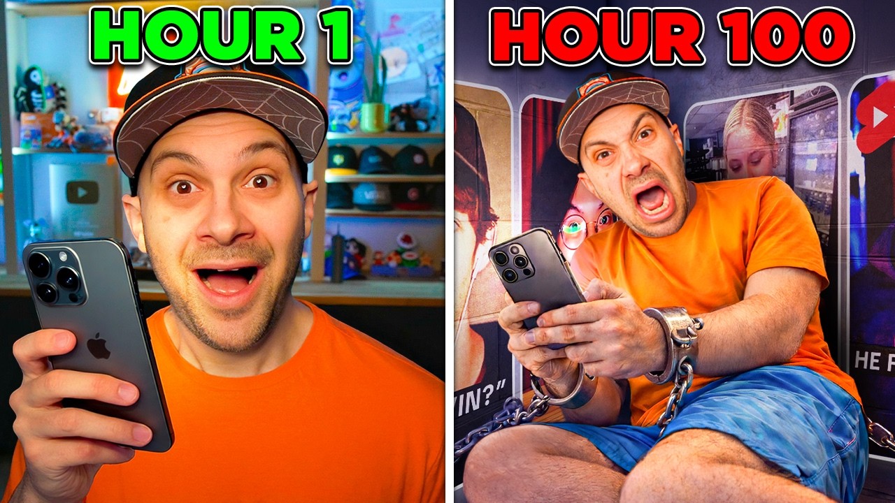 Scrolling YouTube Shorts for 100 Hours