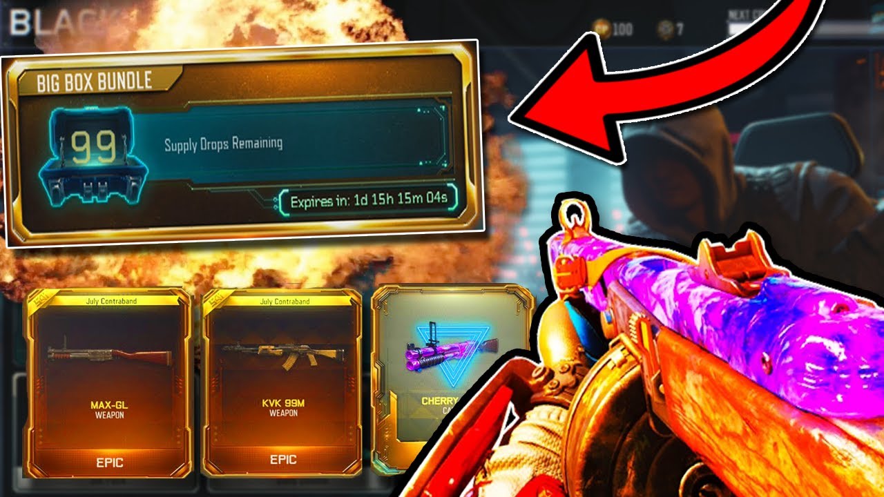 NEW BIG BOX BUNDLE SUPPLY DROP OPENING IN BLACK OPS 3! UNLOCKING BRAND NEW WEAPONS! IN BLACK OPS 3!
