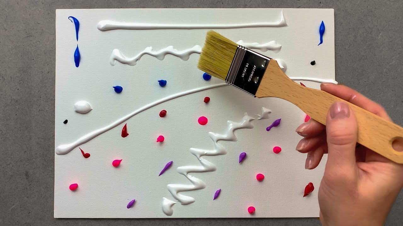 Малюємо ліс / Легка техніка малювання акрилом