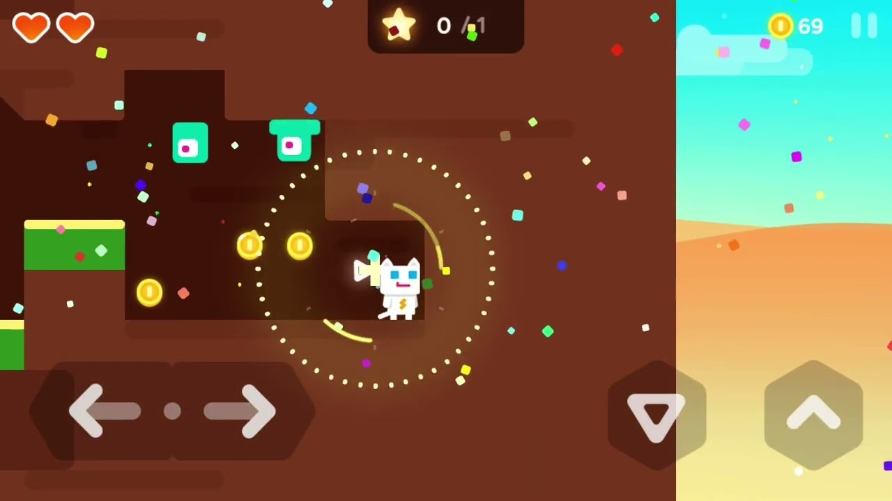 Super Phantom Cat 2: Torrid Oasis 3-2 (all secrets and chests)
