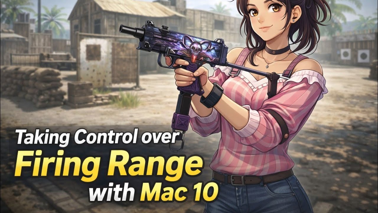 Taking Control Over Firing Range with MAC-10 | Ranked Control CODM