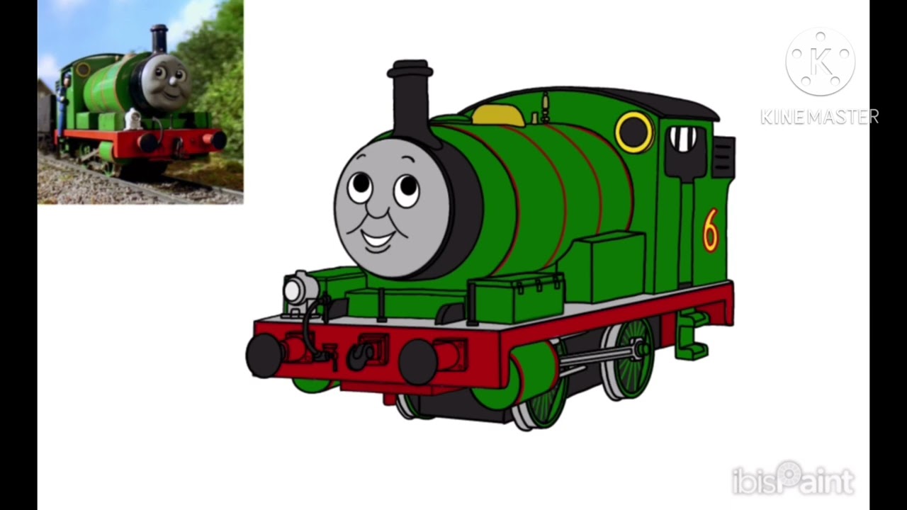 Aaron and Friends Speedpaints #3: Percy the Small Engine.