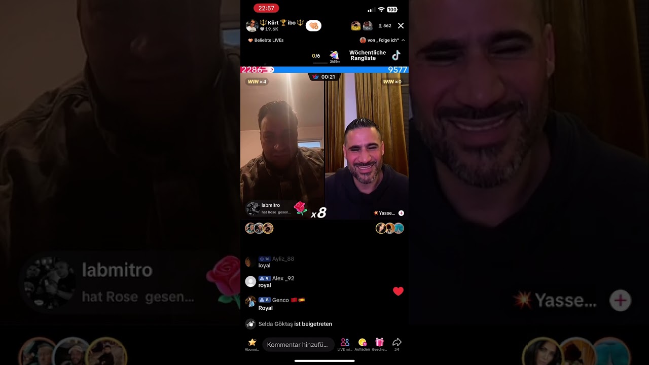 KÜRT IBO LIVE MIT ABI BAKIR & YASSER & BARRELO UMUT 😁